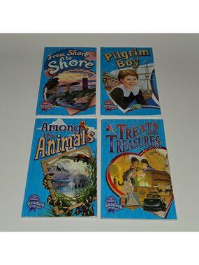 4 A Beka Reading Program Homeschool 3rd Grade Book Lot 3a 3d 3e 3f Shore Pilgrim